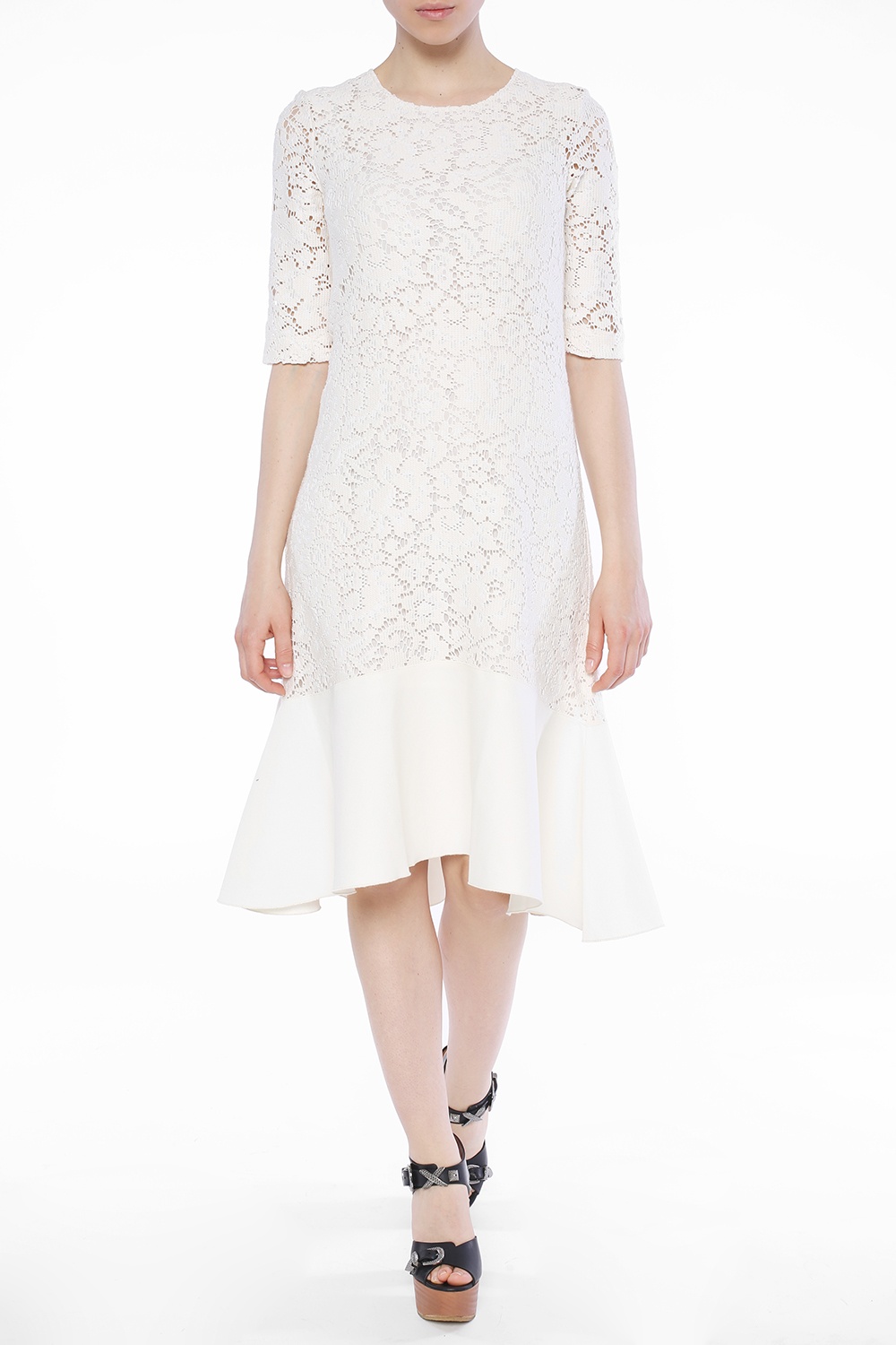 See by chloe white lace clearance dress